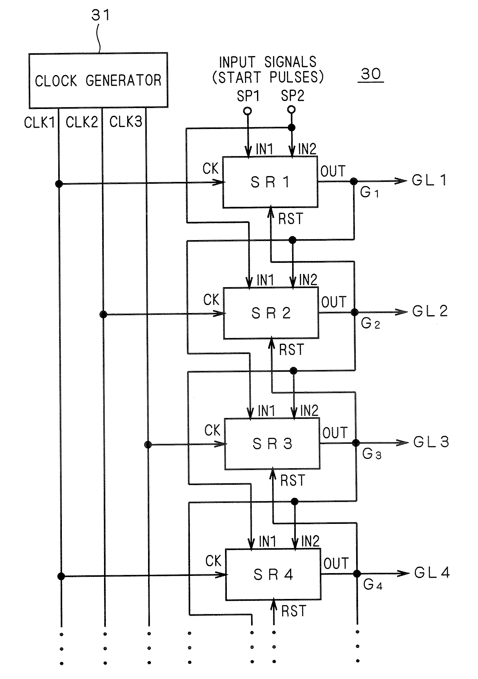 Shift register circuit and image display apparatus having the same
