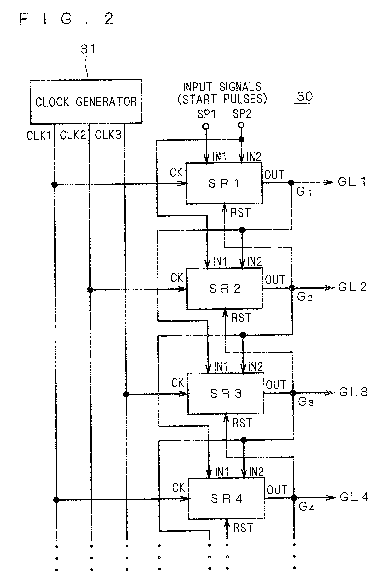 Shift register circuit and image display apparatus having the same