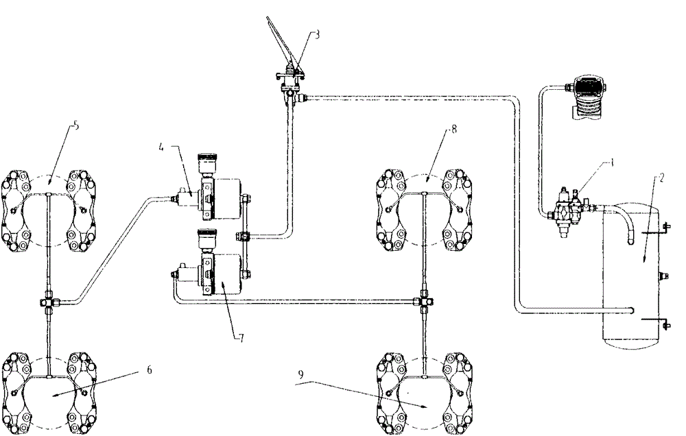 Automatic circulatory system and its automatic circulatory brake system