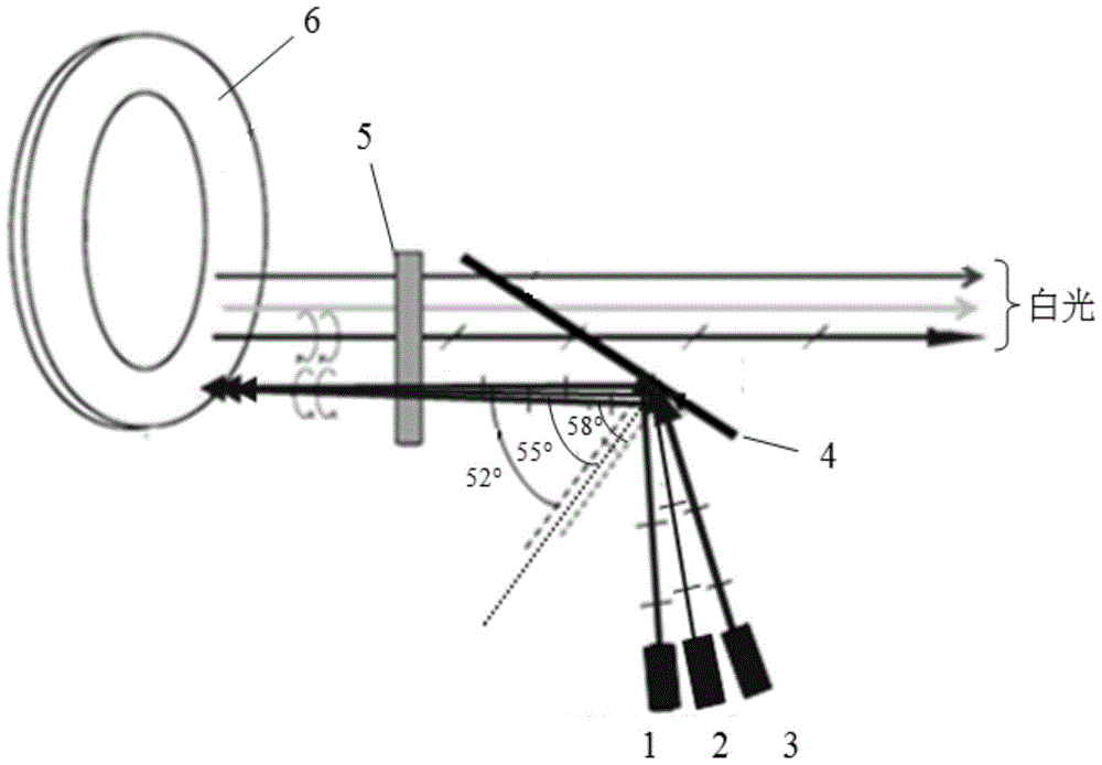 A dichroic mirror and projection device with laser beam combining function