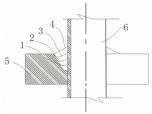 Deep-groove narrow-gap manual argon arc sealing welding method