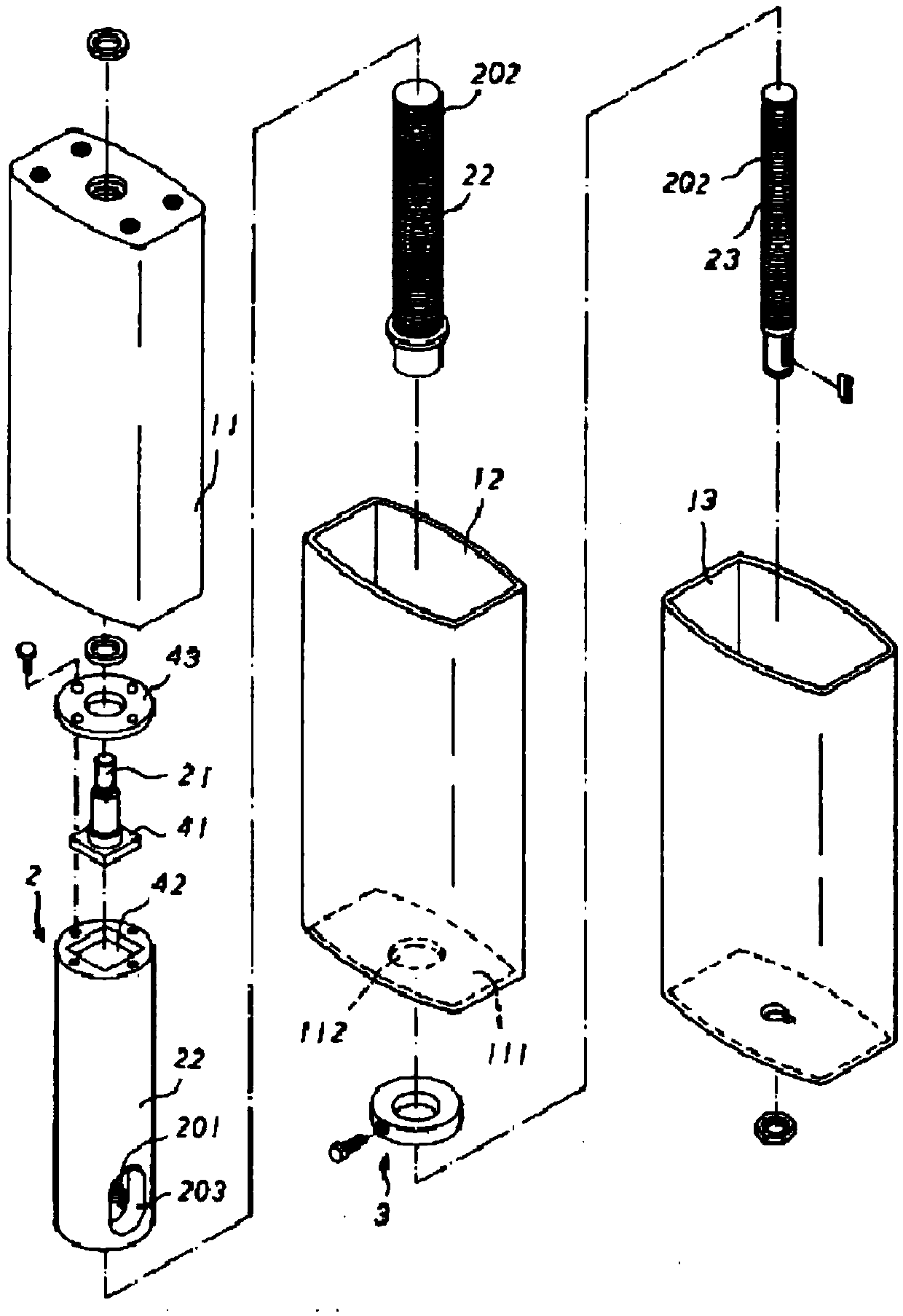 Lifting seat device