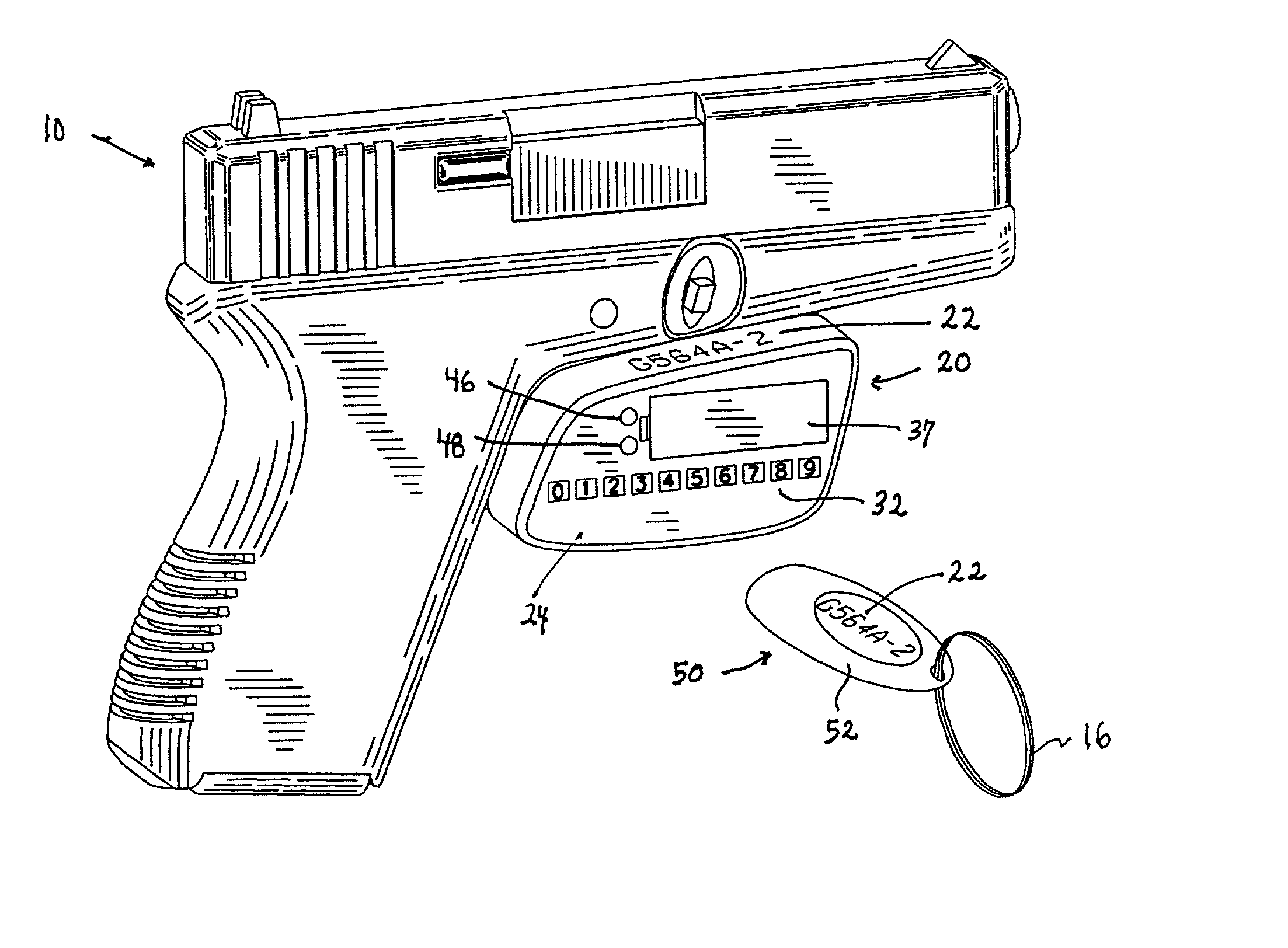 Electronic trigger lock apparatus and system