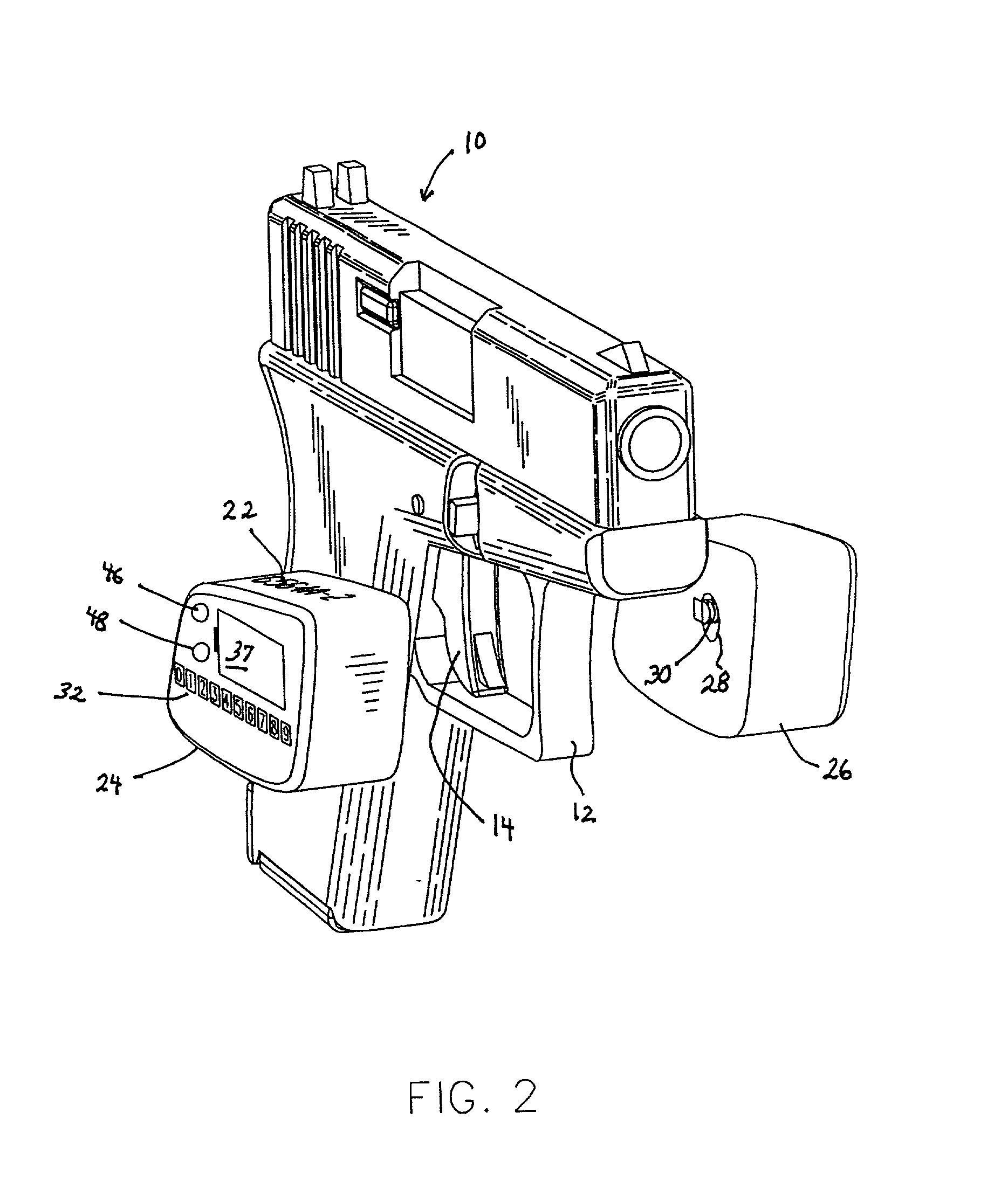 Electronic trigger lock apparatus and system