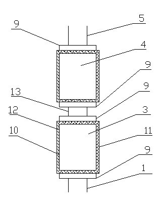 Tail gas dust collector for basalt fibers