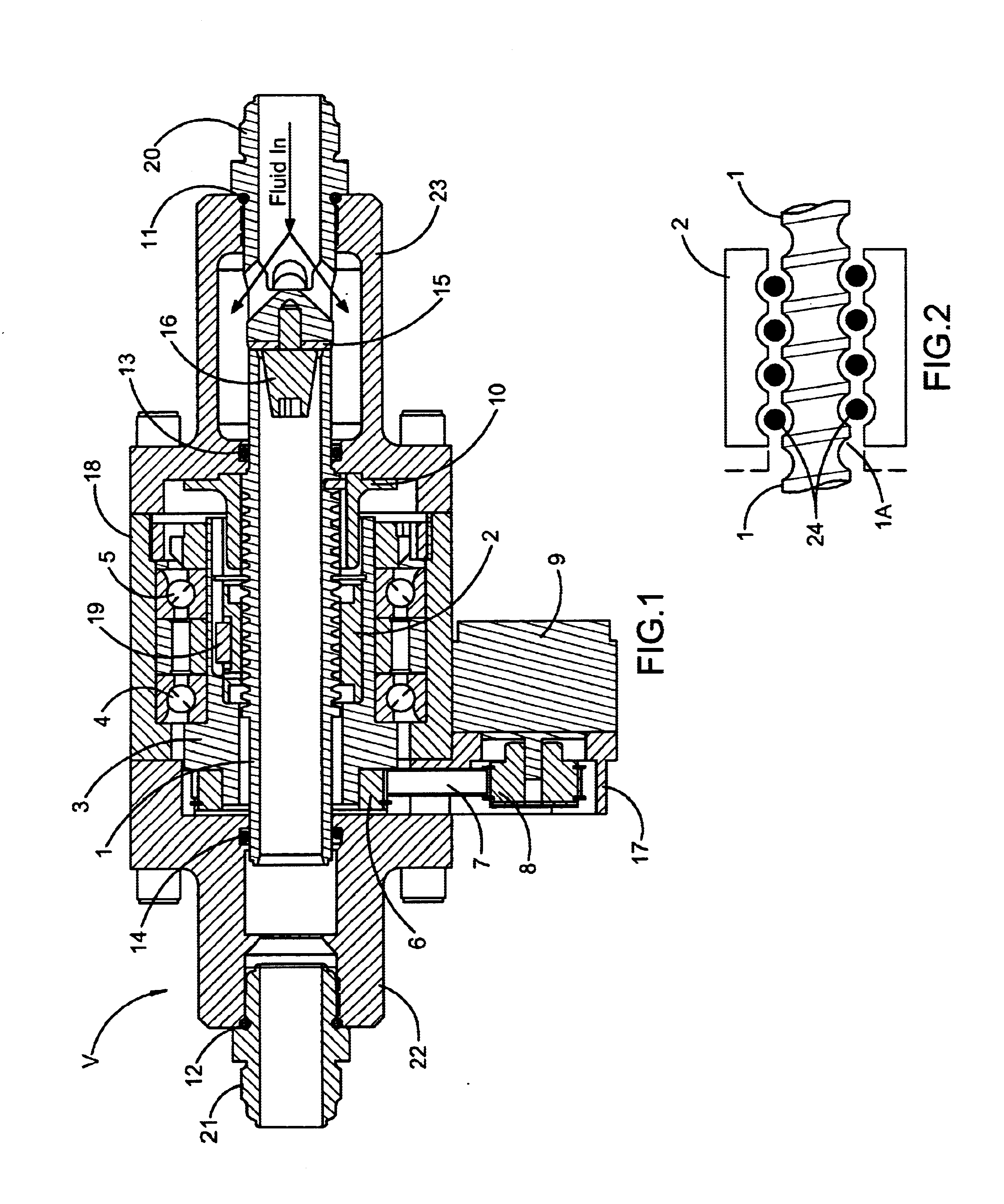 Electro-mechanical coaxial valve