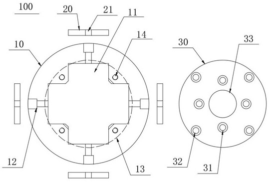 A method for machining a radial forging machine forging die by applying a machining jig