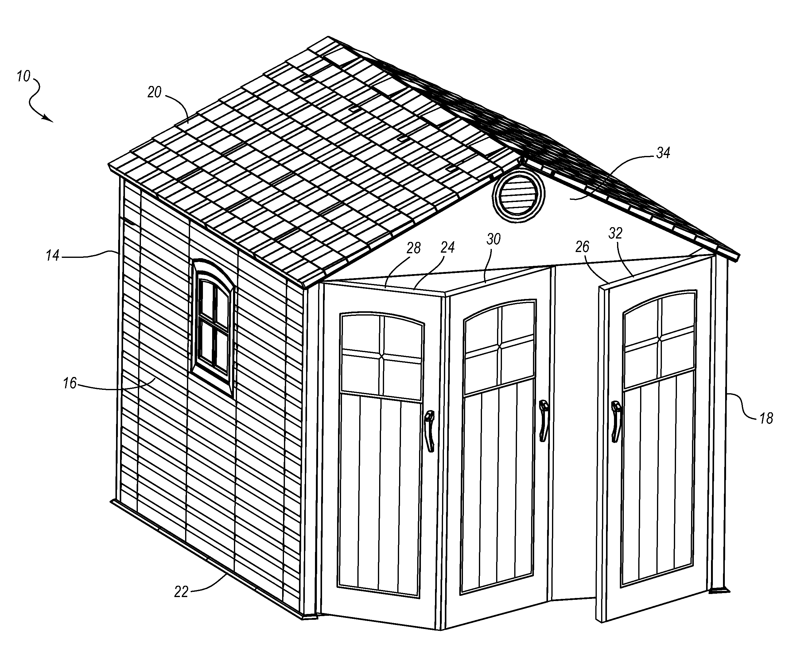 Door for an enclosure