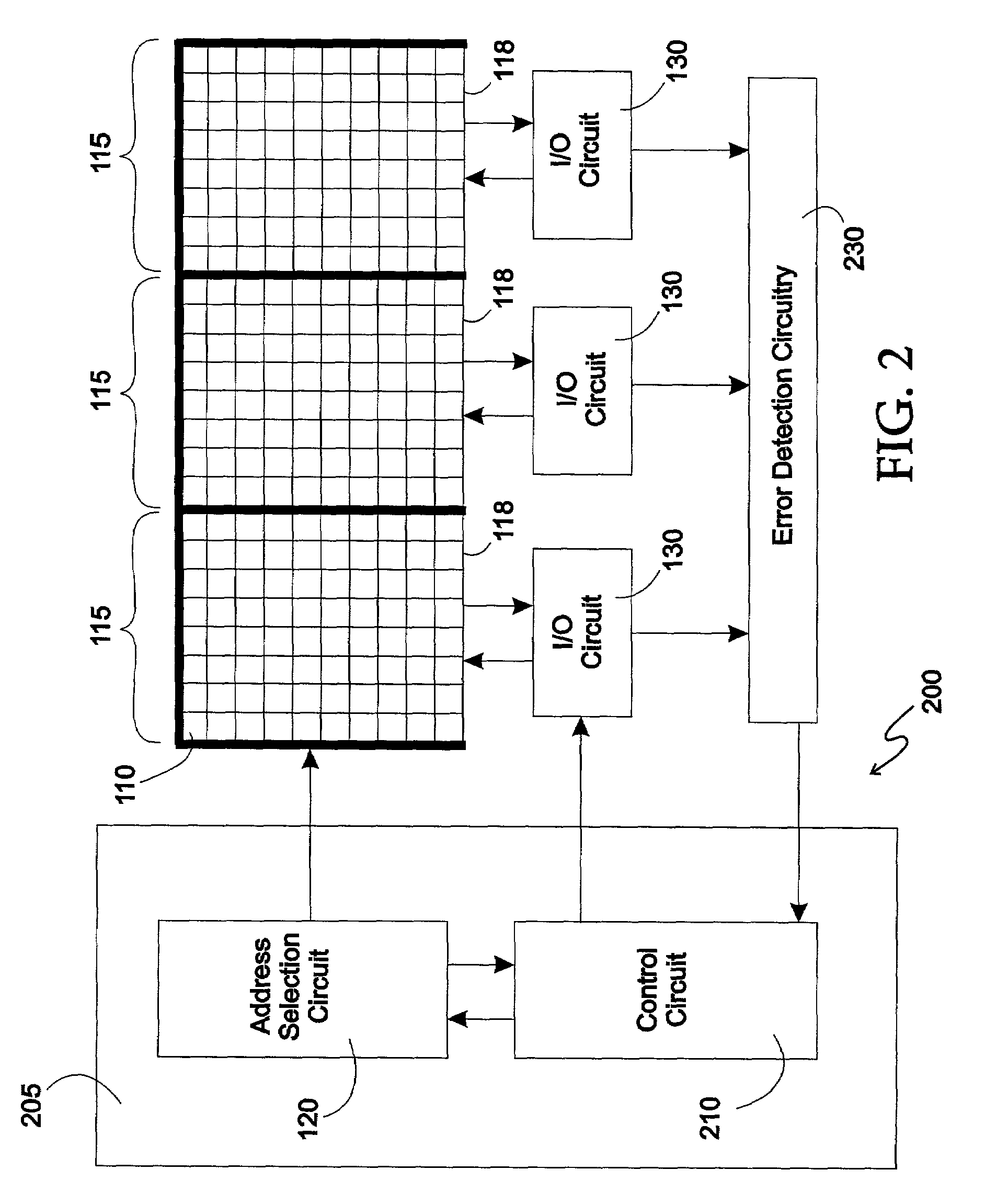 Apparatus for random access memory array self-test