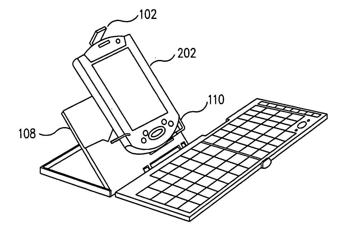 Universal mobile keyboard