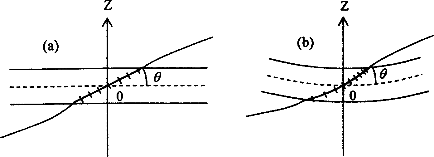 Fiberoptic raster band width tuning device