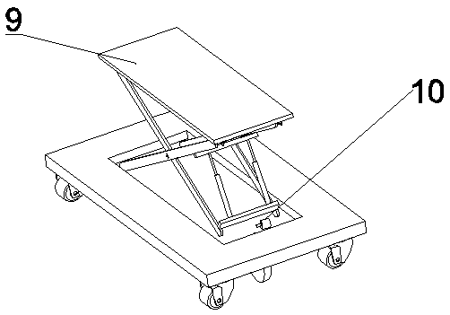 Automatic parking carrying platform based on tracking and calibration method positioning