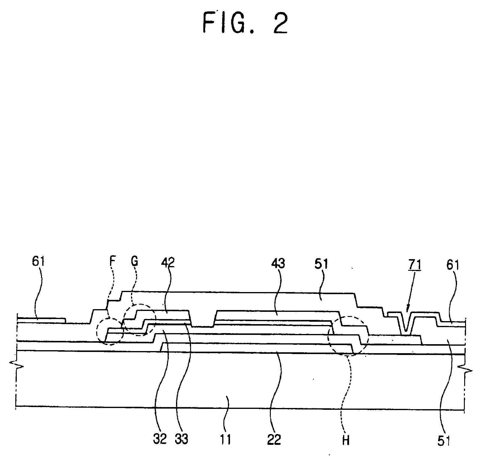 TFT substrate for display device and manufacturing method of the same