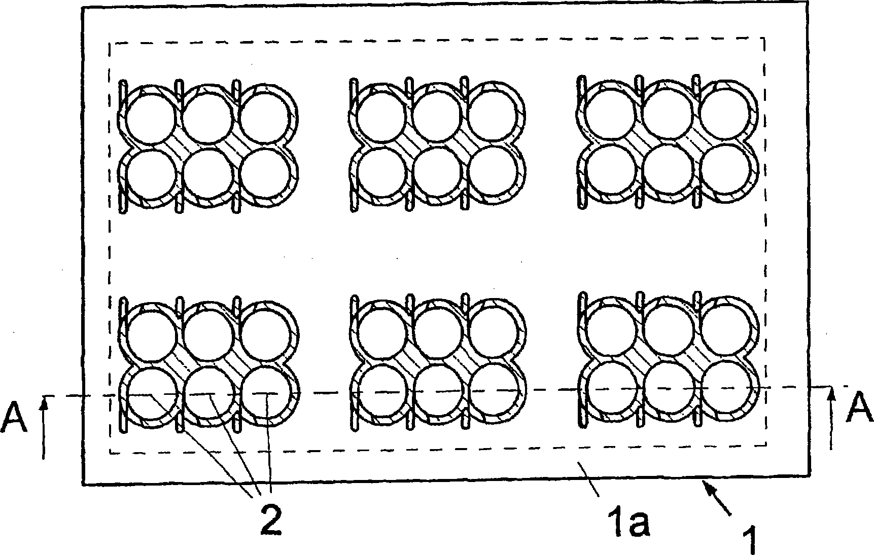Device for separating liquids from gases