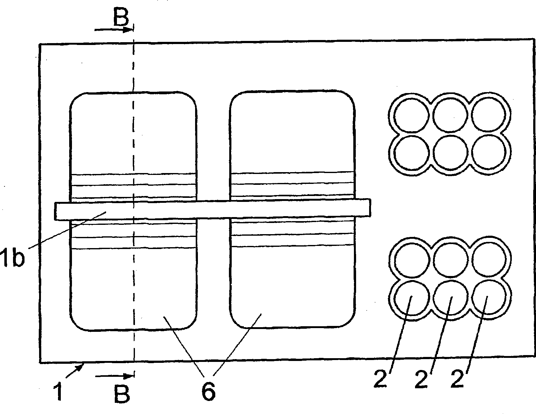 Device for separating liquids from gases