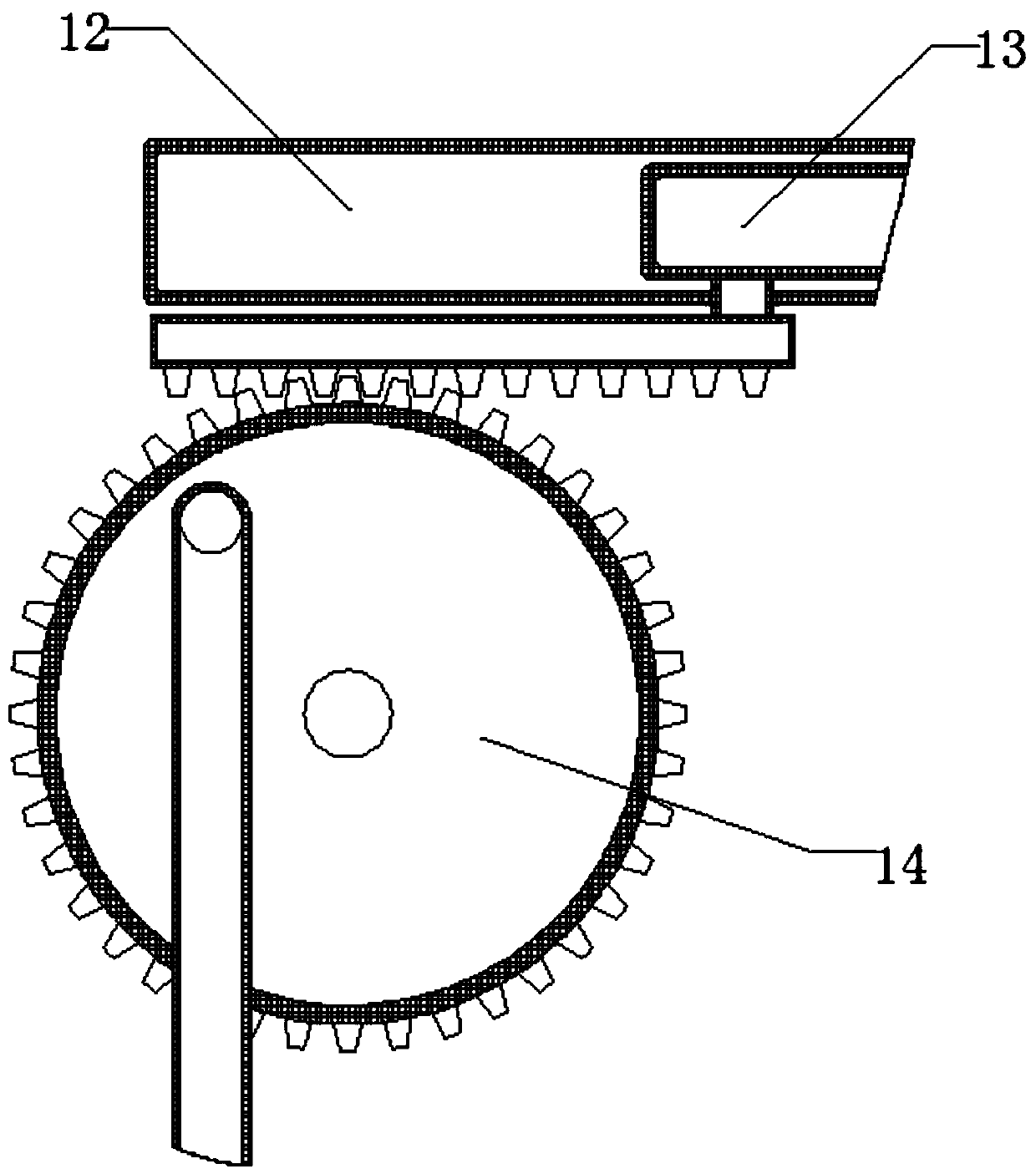 Device for automatically locking by suddenly stepping on accelerator and utilizing pneumatic brake