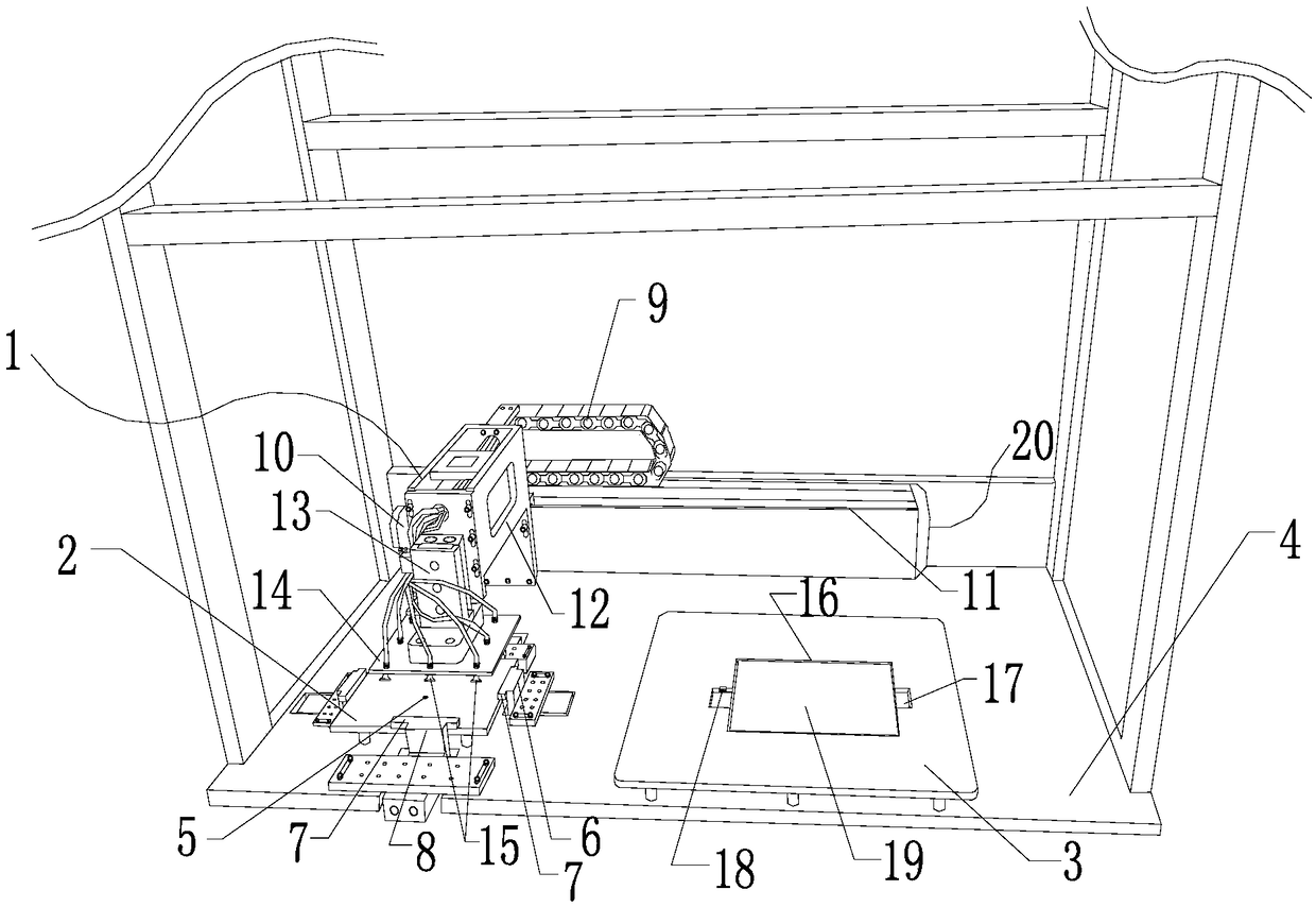 Automatic laminating device and method