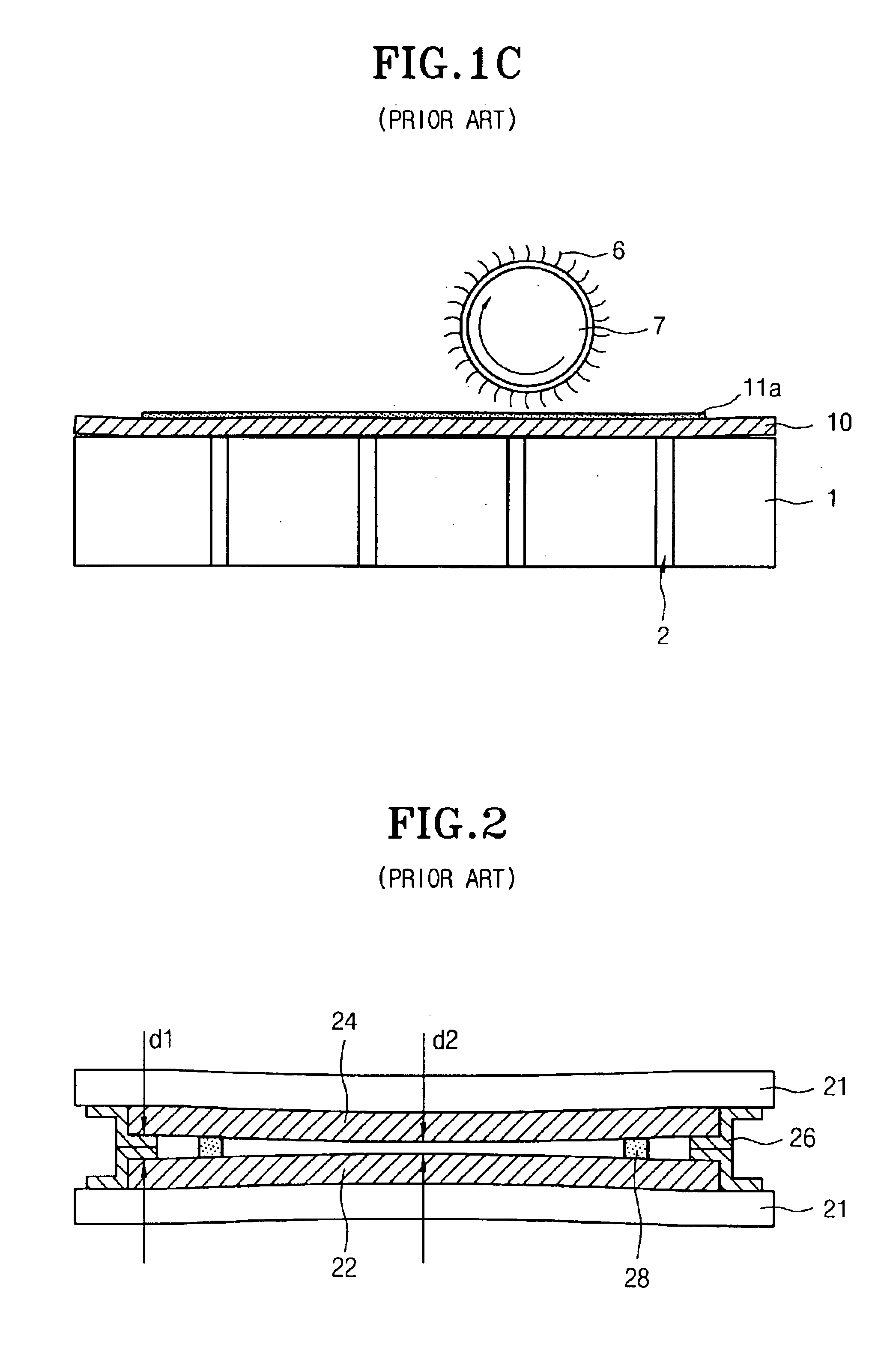 Liquid crystal display device with plastic substrate