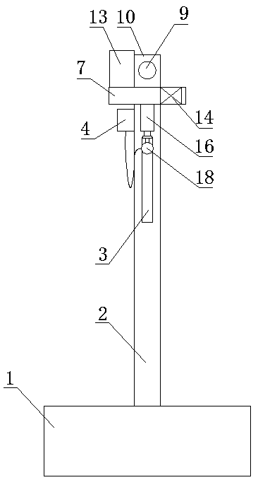 Automatic wire stretching device based on pressure sensory control