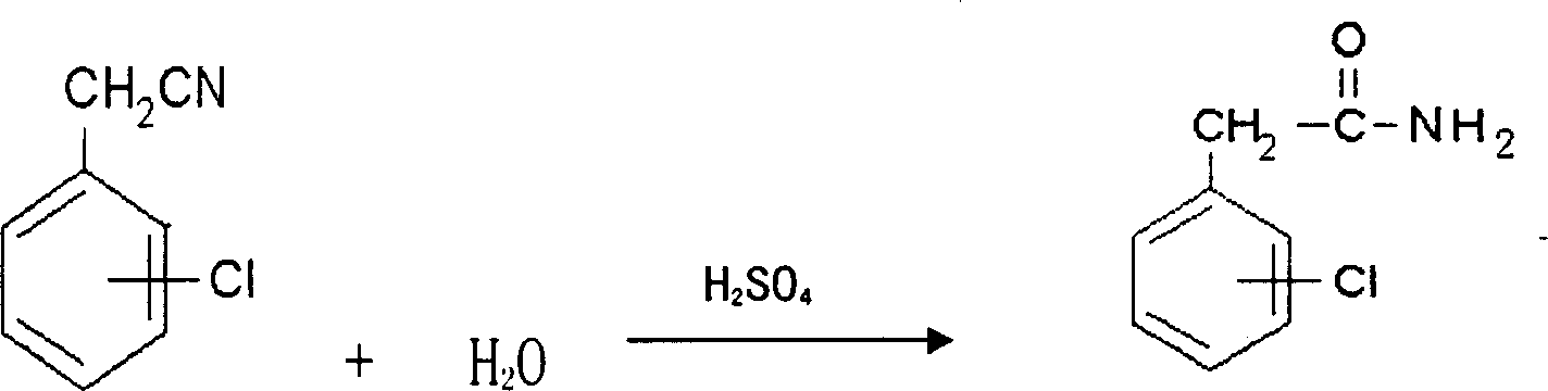Preparation method of chlorophenyl acetic acid