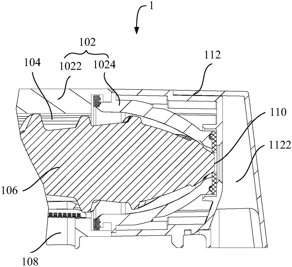 Extrusion barrel and food processor