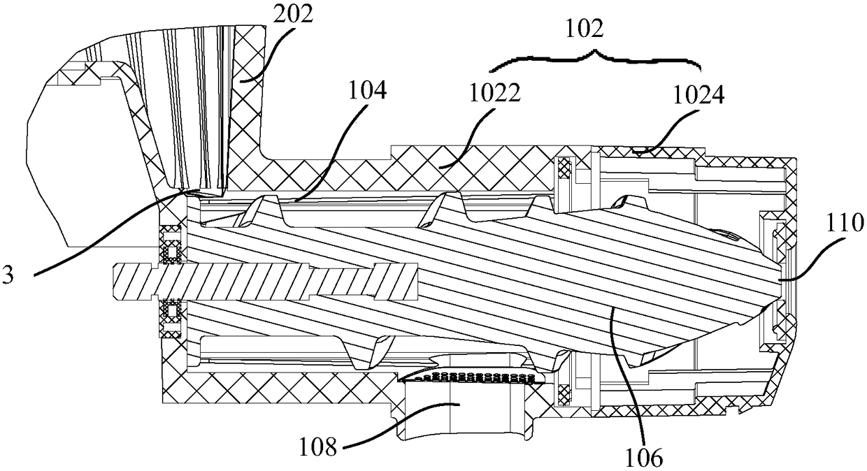 Extrusion barrel and food processor