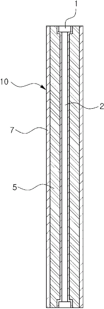 Conductive concrete grounding part employing branch pipe and manufacturing device for conductive concrete grounding part