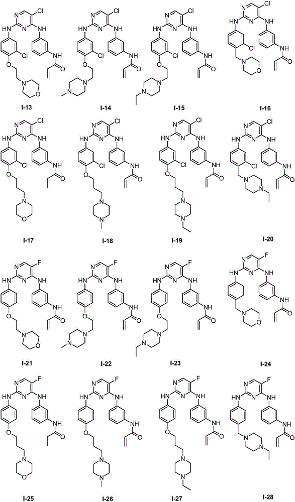 Diarylpyrimidine compound, composition and application