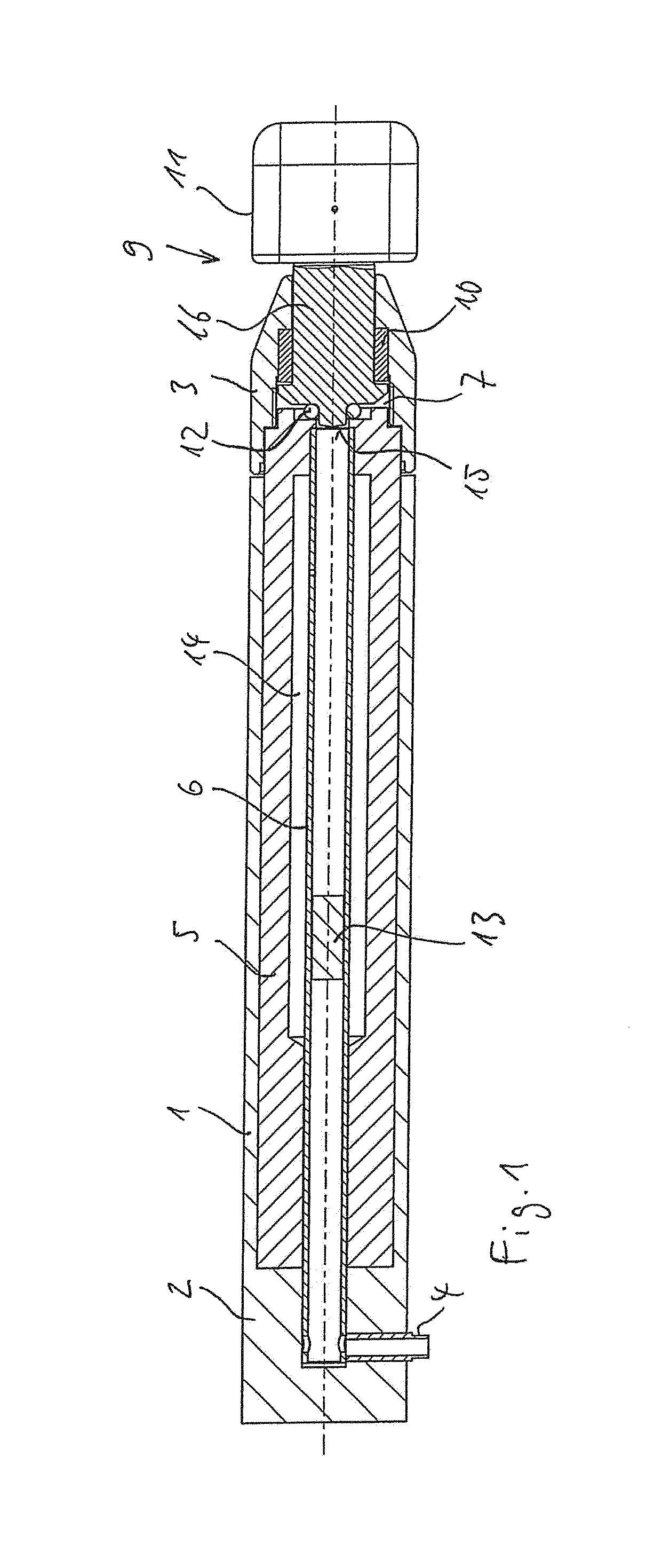 Apparatus for treating the human or animal body with mechanical strokes