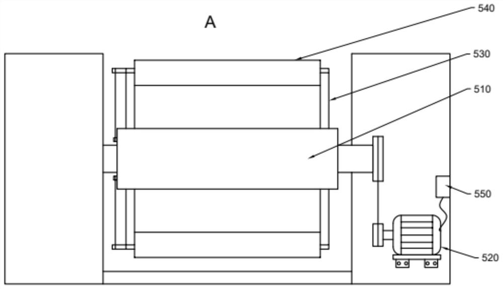 Rewinding rotary cutting machine