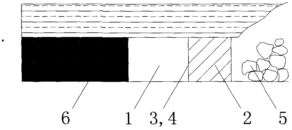 Coal-pillar-free semi-normal-position goaf-side entry retaining method