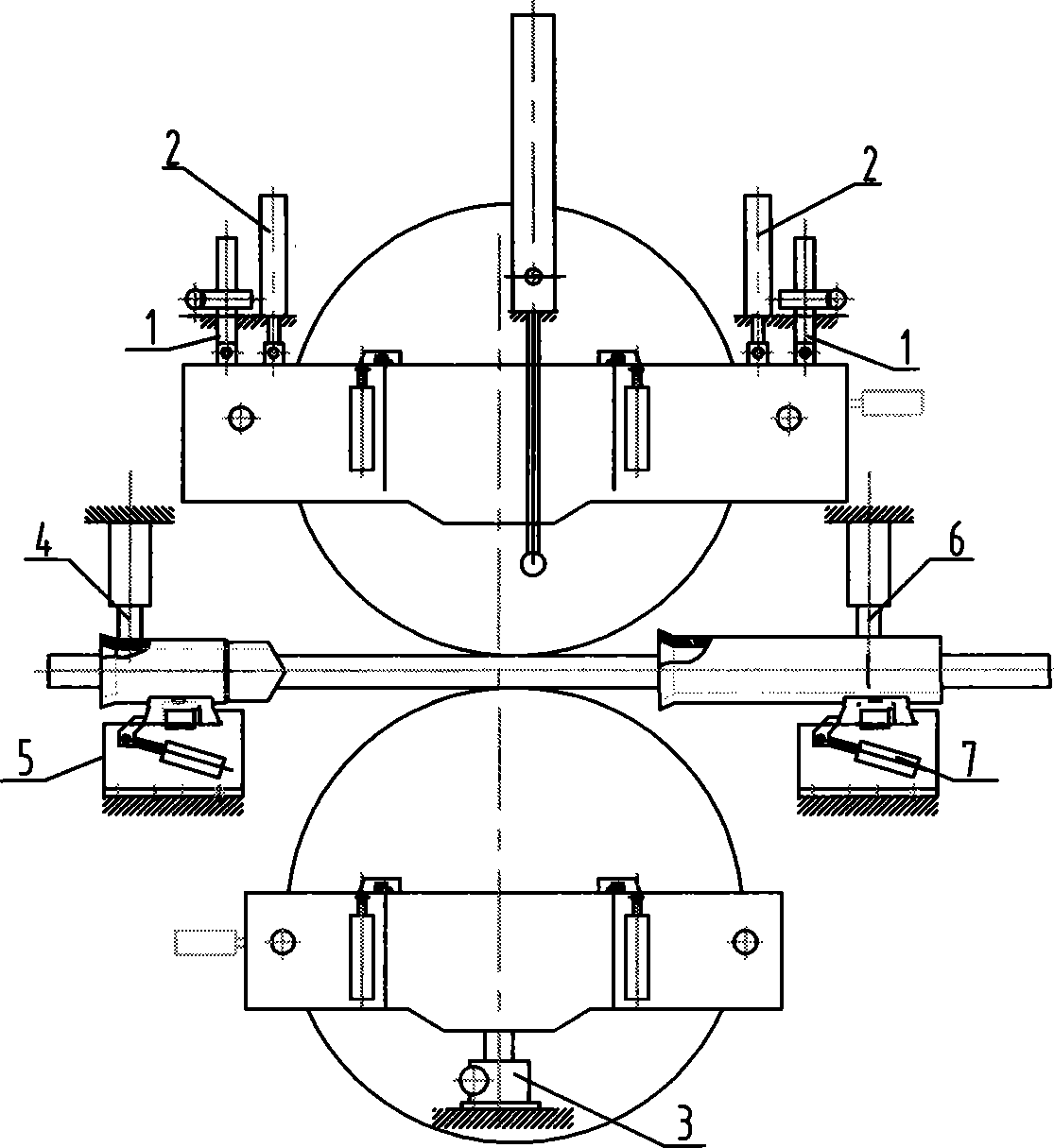 All direction multifunctional adjustment disc extending machine