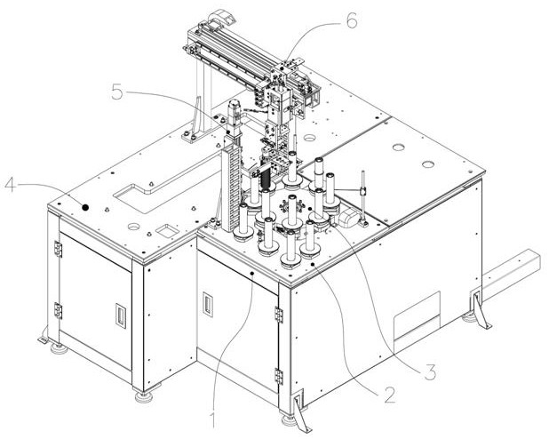 Automatic feeding device for rectangular sealing rings of brake calipers