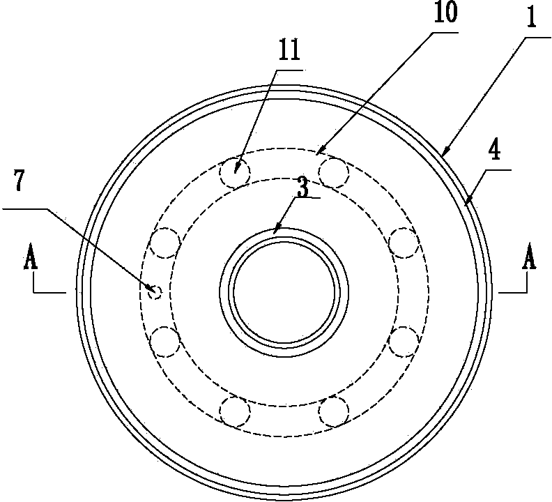 Improved hollow disk-type fine bubble aerator