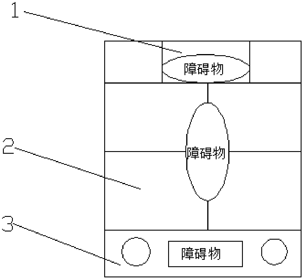 Sweeping robot region division system and method
