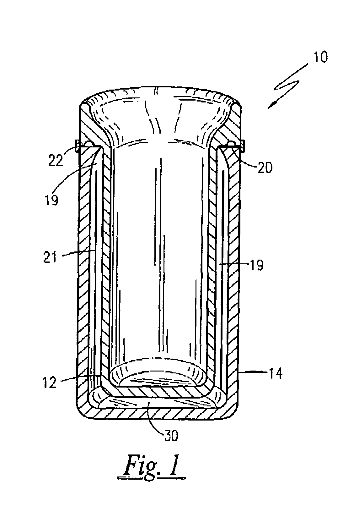 Method for manufacturing a thermally insulated drinking glass or glass bottle