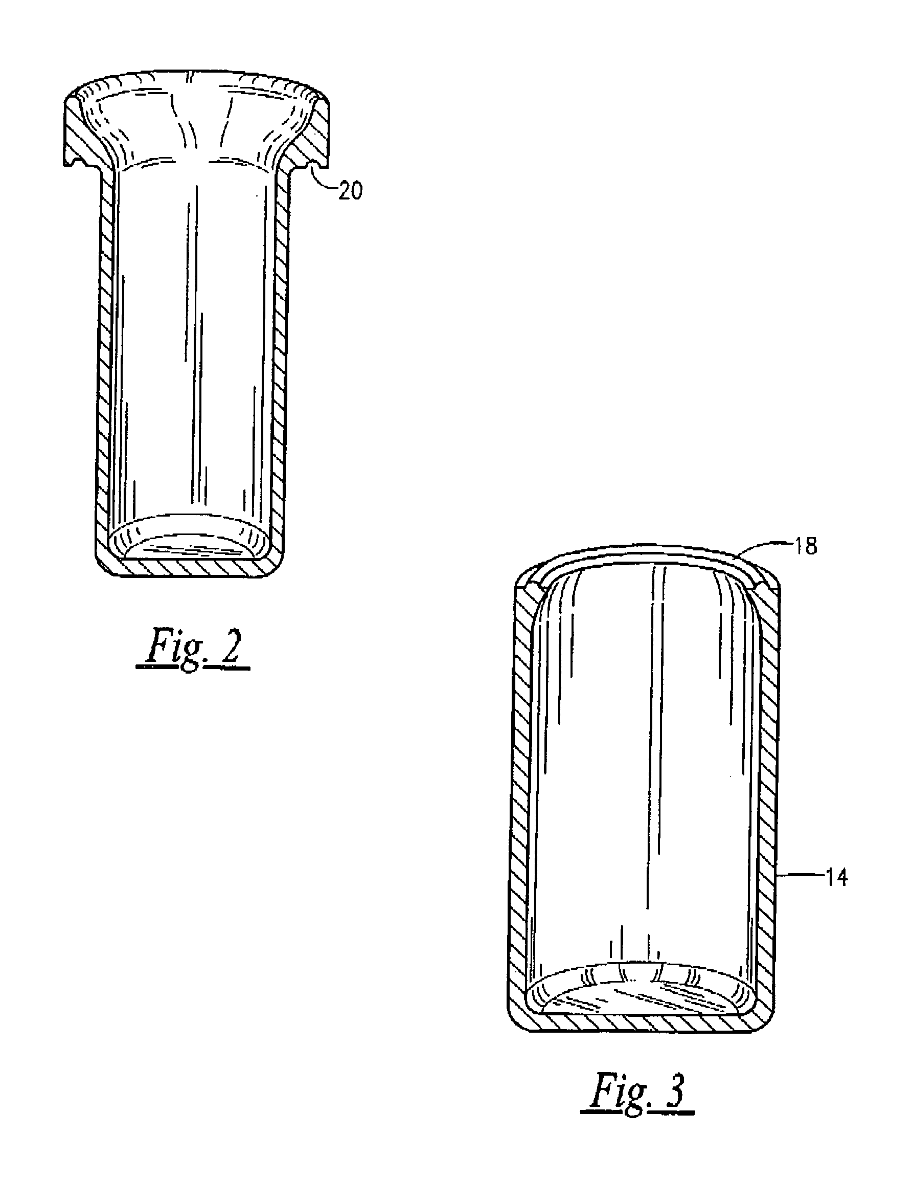 Method for manufacturing a thermally insulated drinking glass or glass bottle