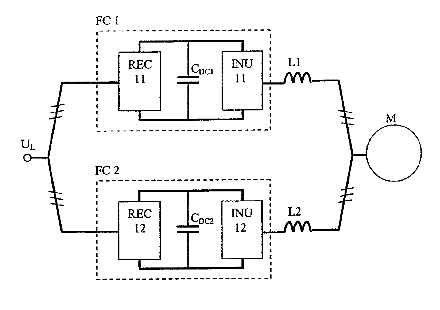 Parallel connection of inverters