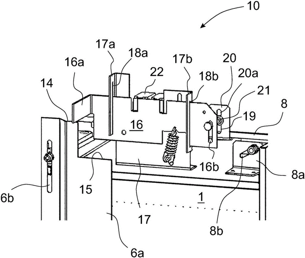 Elevator provided with a safety apparatus arrangement, and a safety apparatus