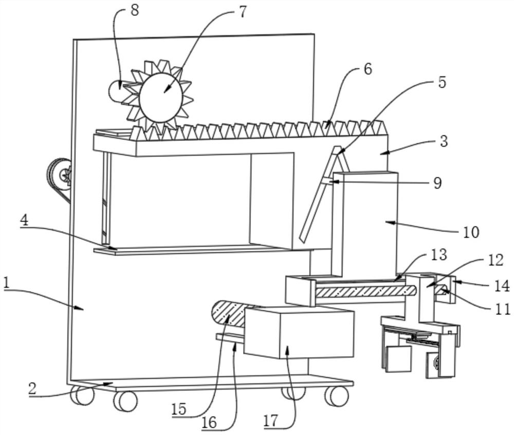 Pipeline laying device for municipal engineering narrow space construction