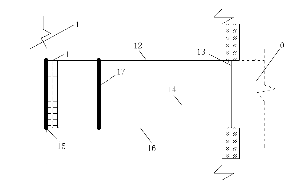 Post-doing construction method for tunnel connection section structure of subway station