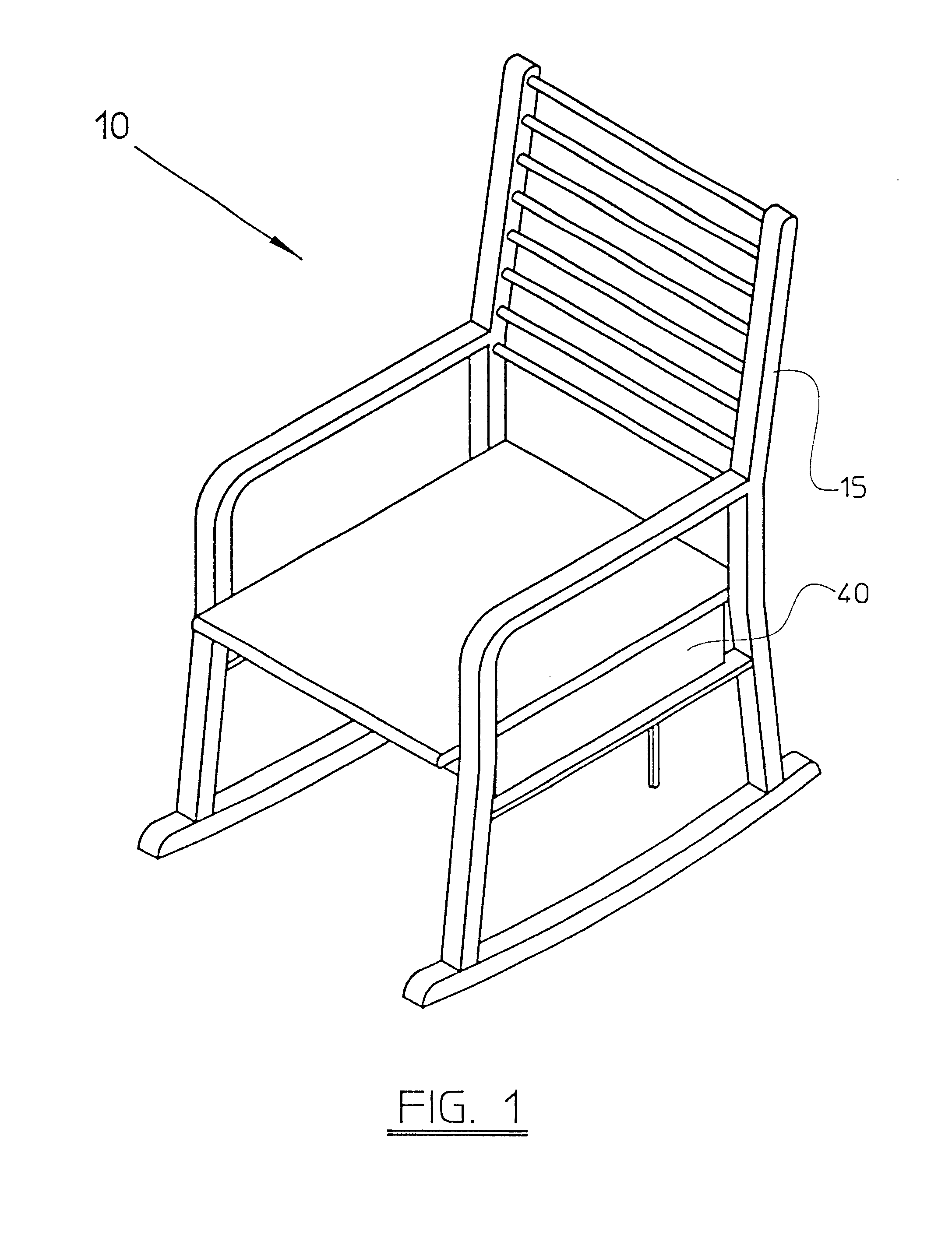 Automatic two speed musical rocking chair