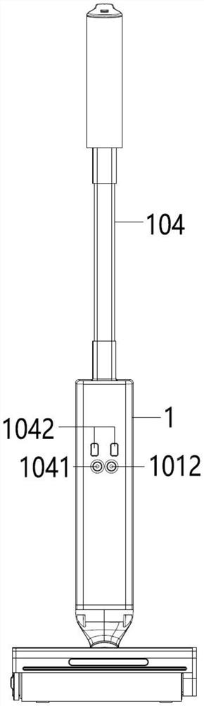 Mopping machine system