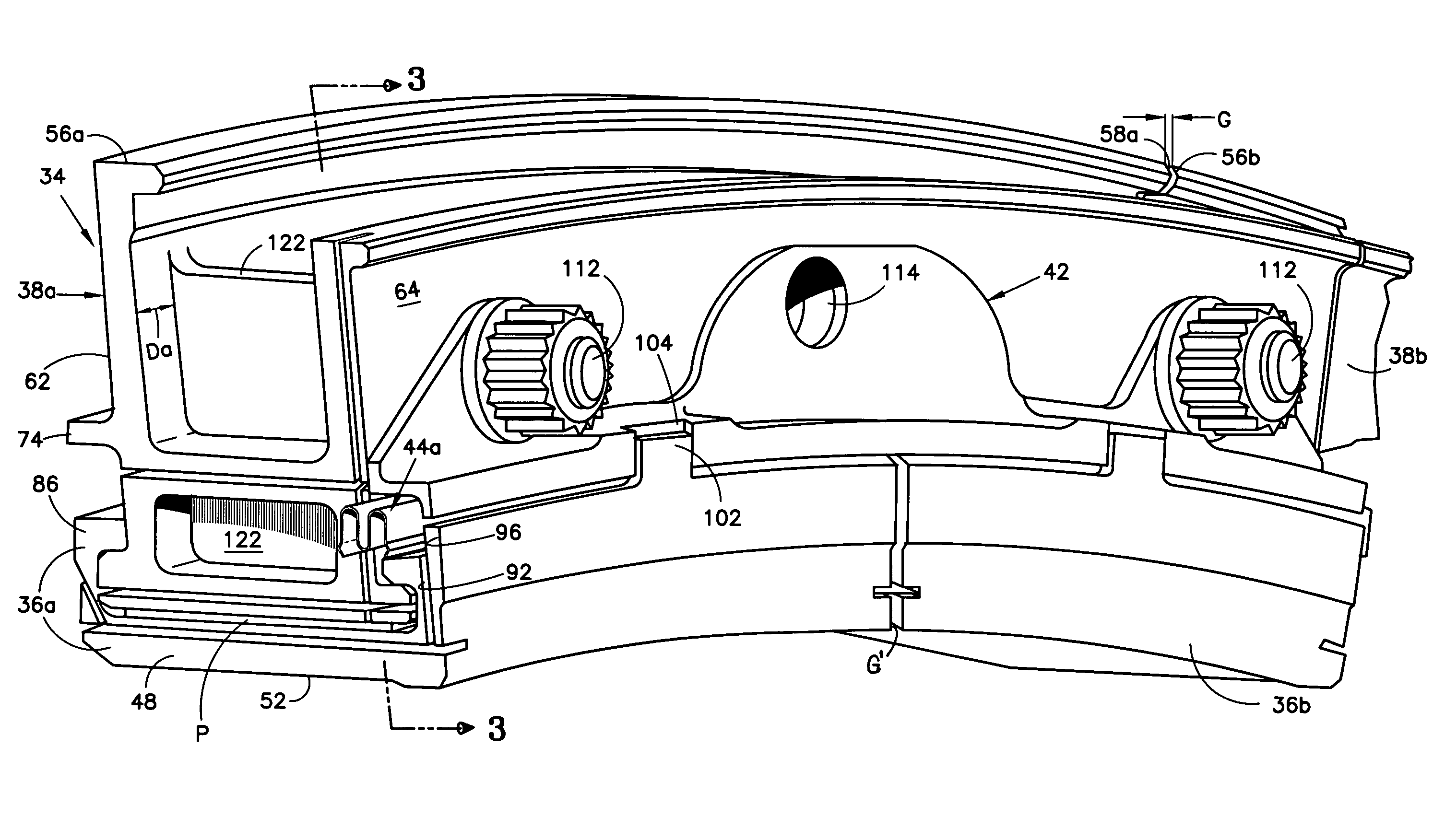 Stator assembly, module and method for forming a rotary machine