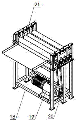 Metal sheet roller straightening machine