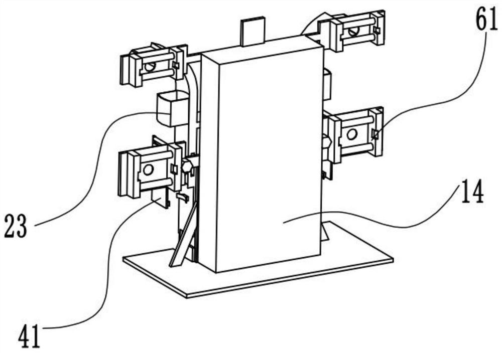 Charging pile with cable stretching and retracting function