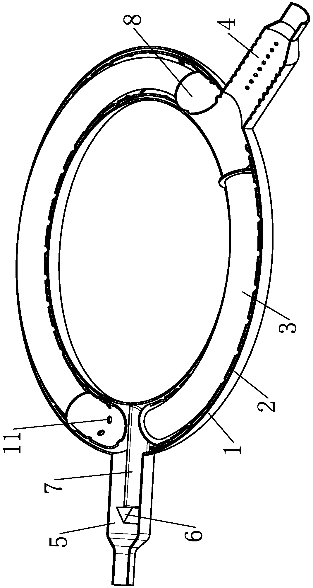 Silencing mechanism for loading machine