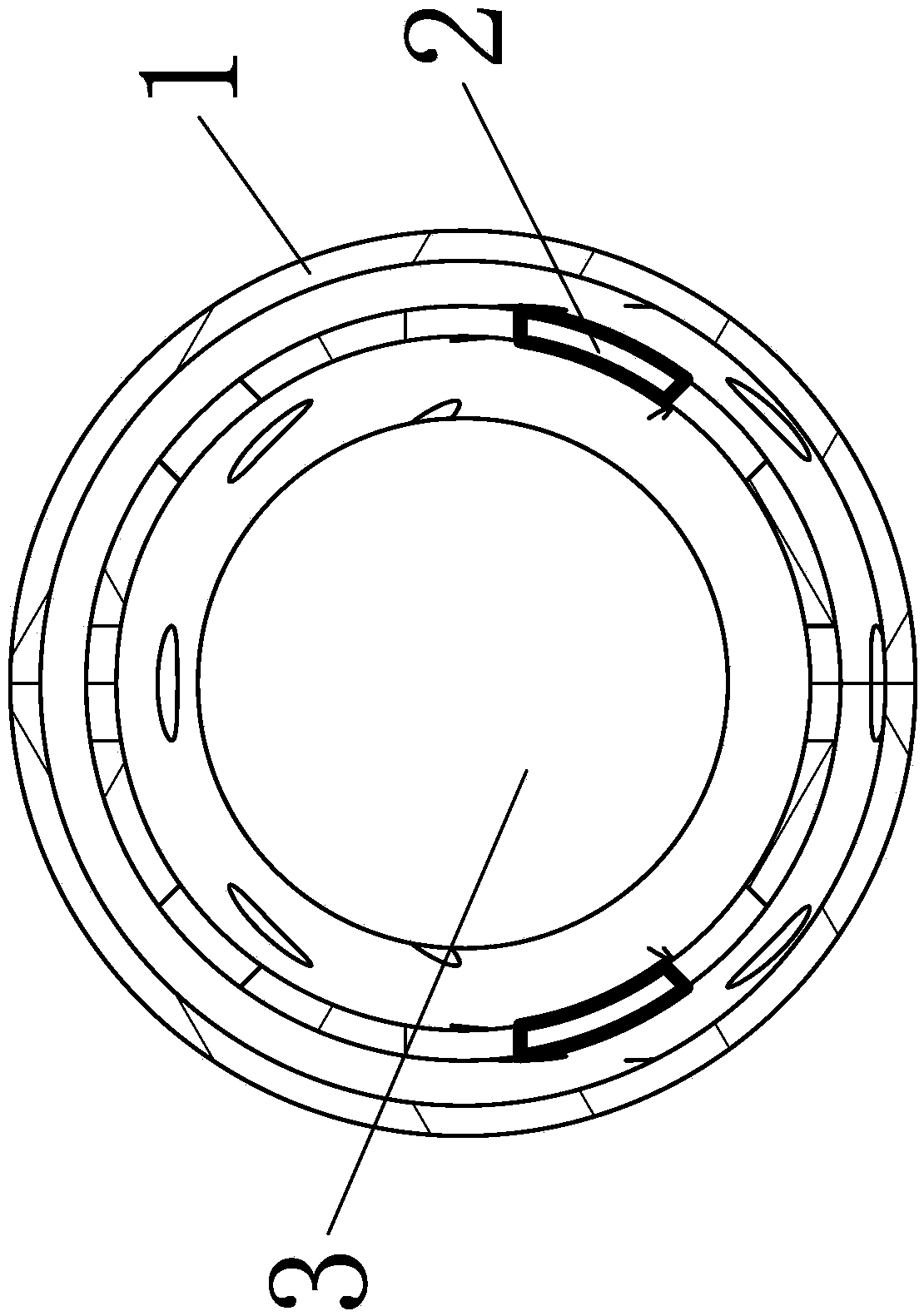 Silencing mechanism for loading machine