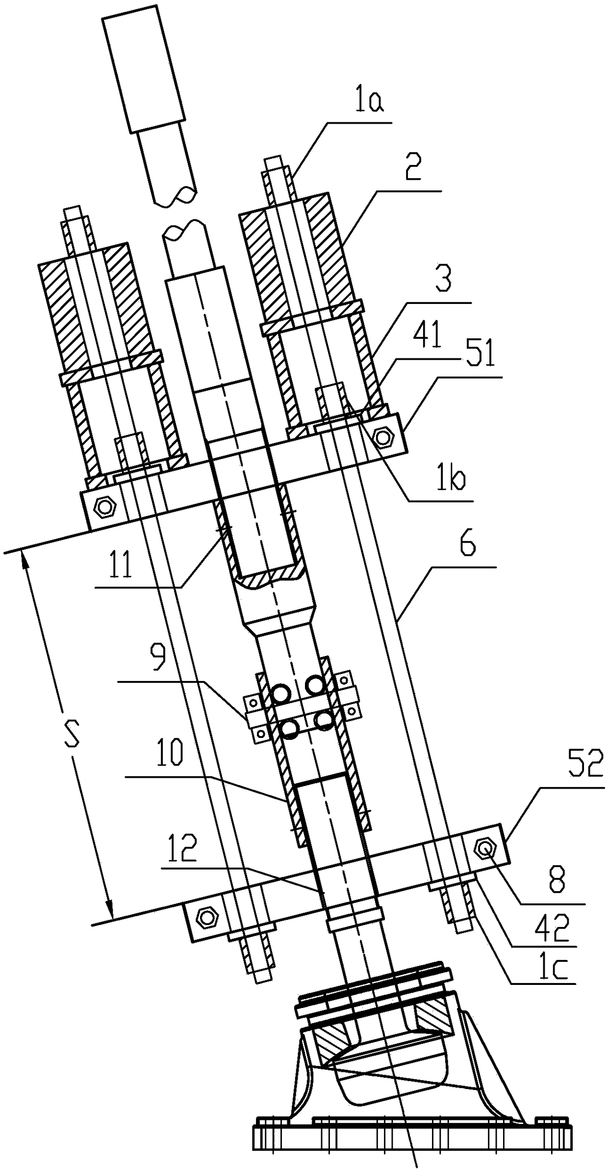 A two-half engineering tensioning system with screw teeth