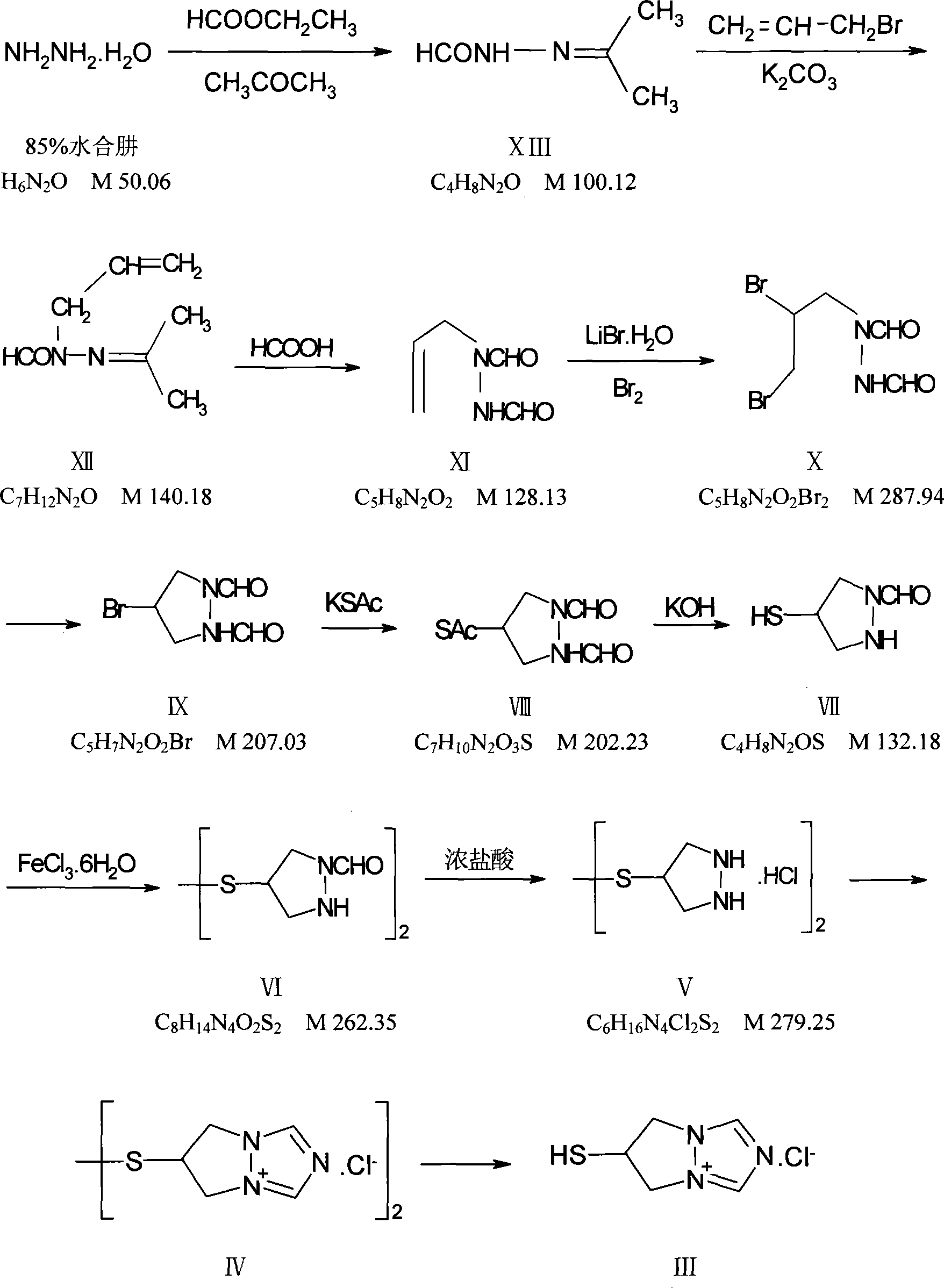 Synthesis method for biapenem